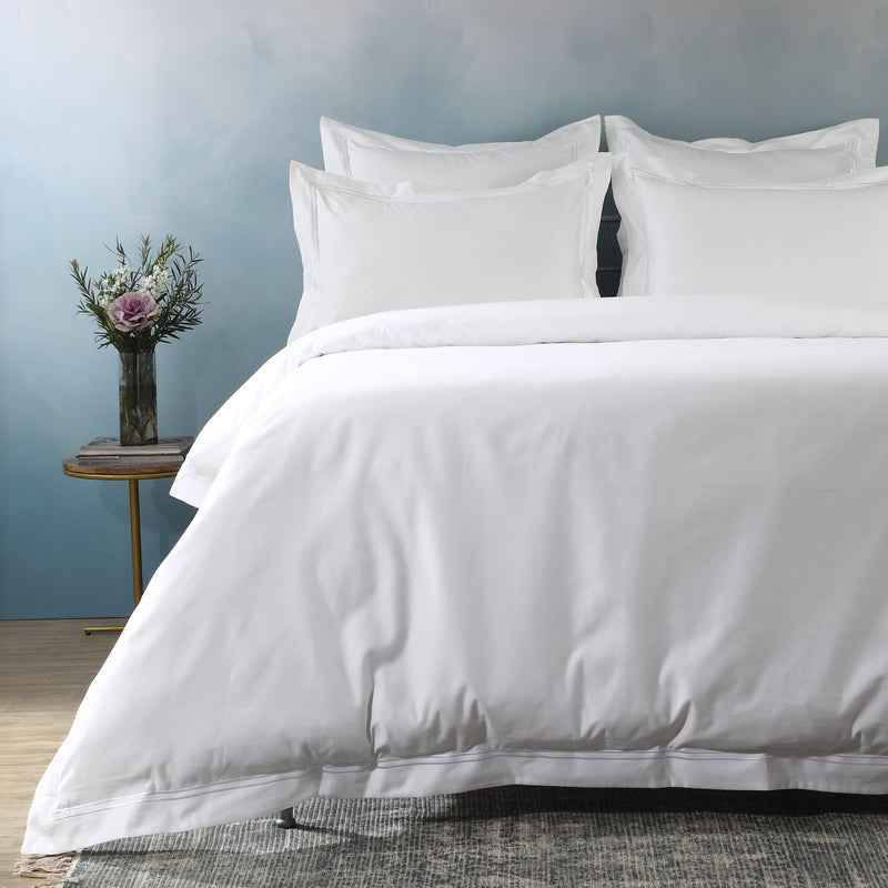 style bed white Organic Cotton Duvet Cover Sets 1250TC New Zealand and Australia