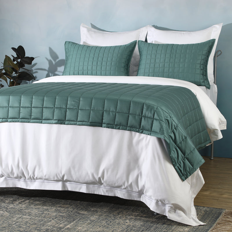luxury bamboo cotton bedspead displayed on bed New Zealand and Australia