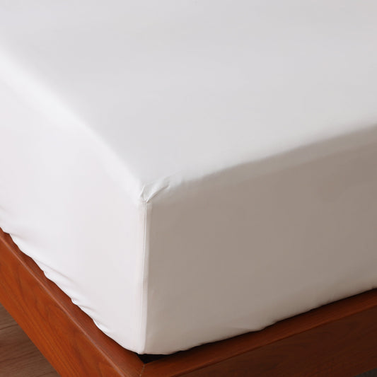 200TC ORGANIC COTTON FITTED SHEET SET