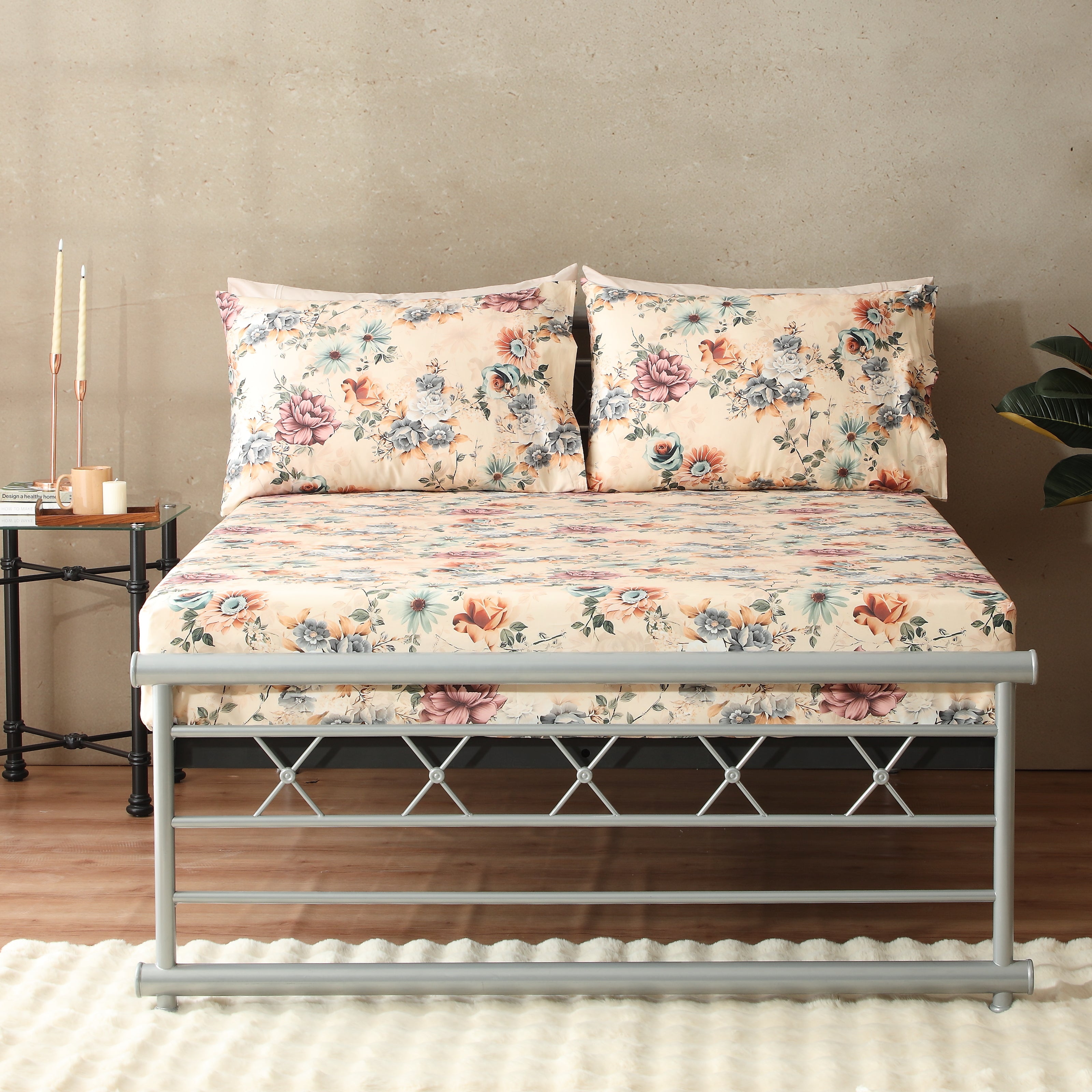 250 TC PERCALE ORGANIC PRINTED SHEET SET - MIA