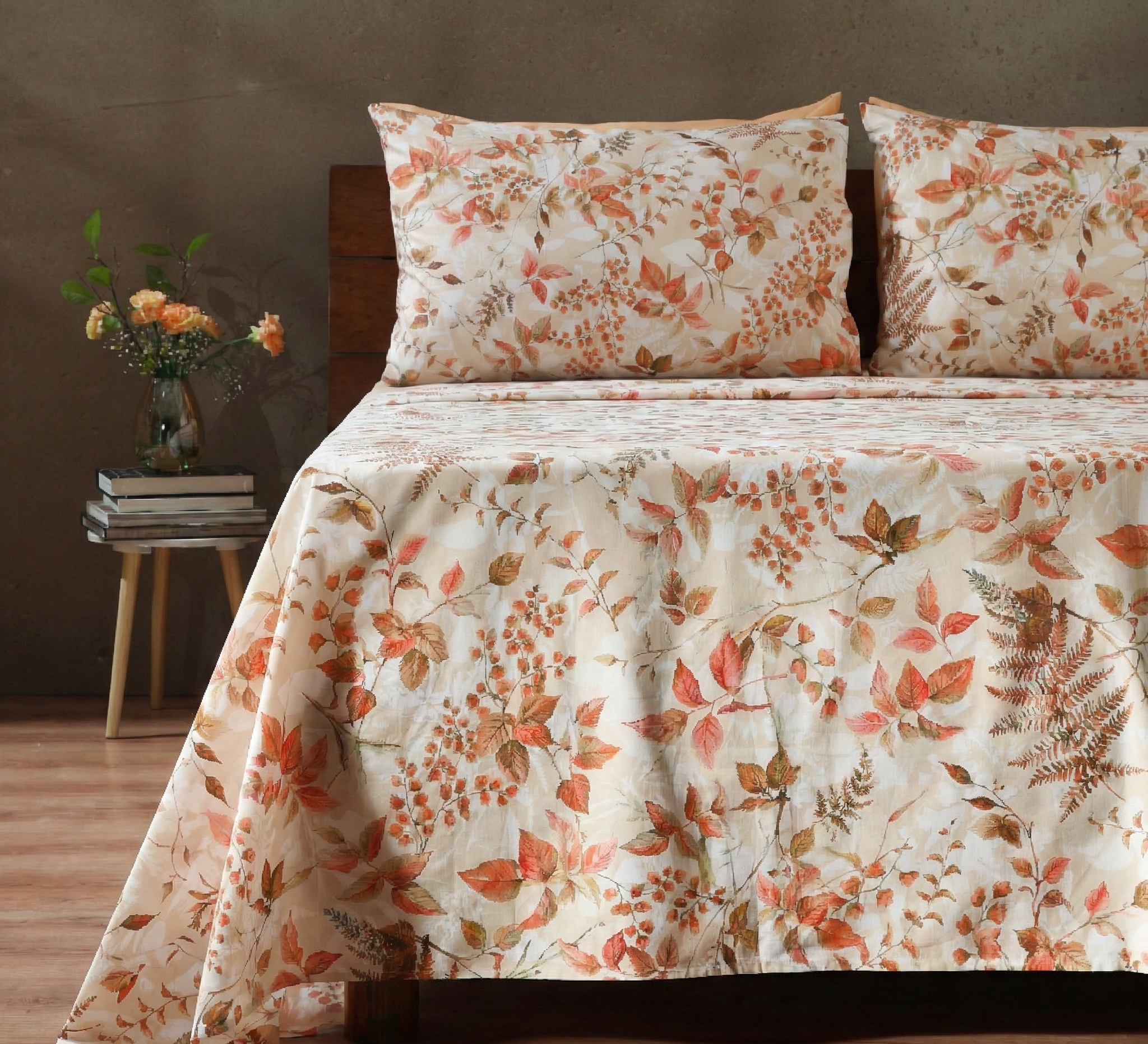 250TC PERCALE ORGANIC PRINTED SHEET SET - LIMA