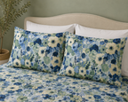 Pillowcase prints of Whites of London NZ Organic Cotton Percale Printed Sheet Set Gardenia 250TC 