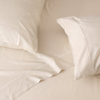 375 TC BAMBOO COTTON EMBROIDERED SHEET SET - IVORY