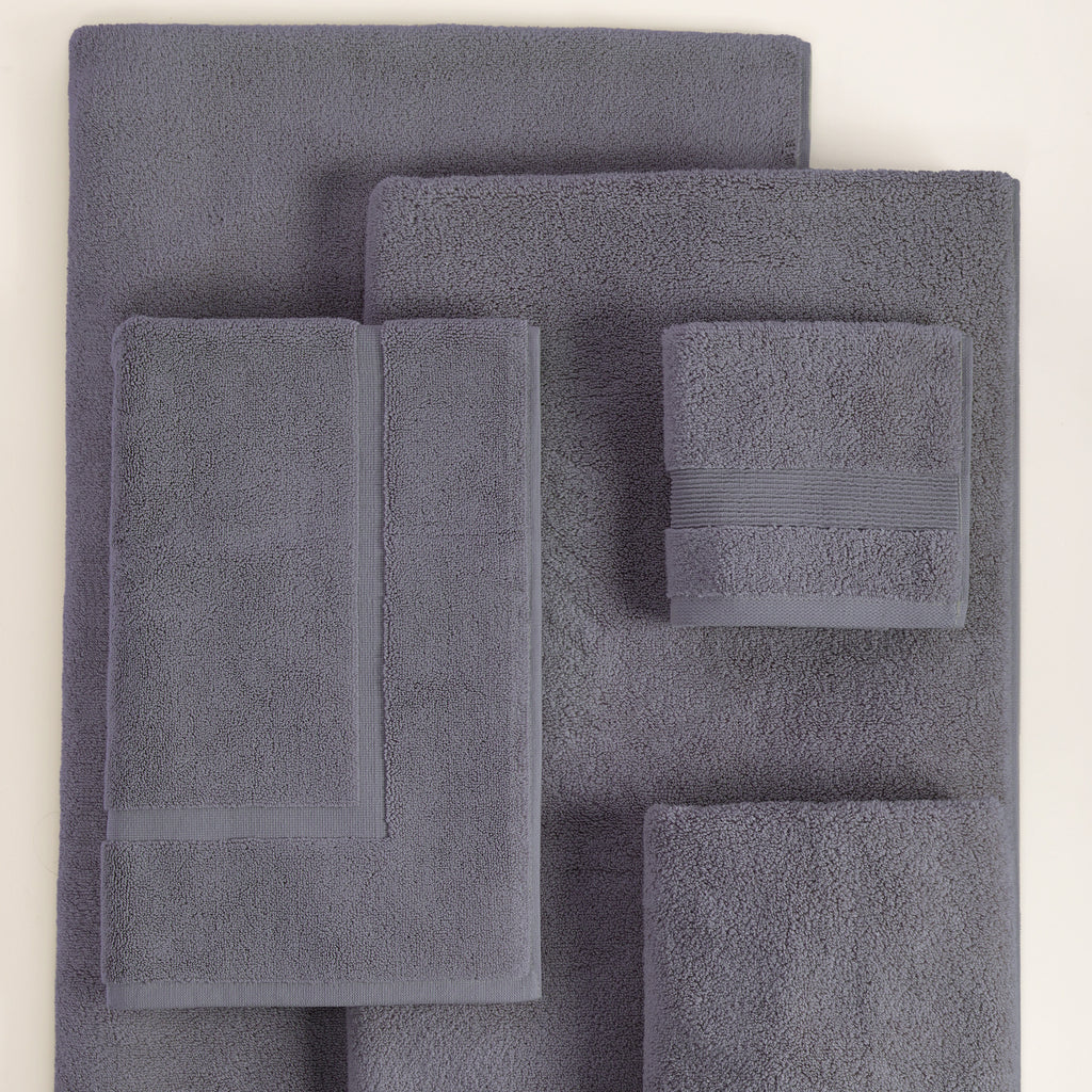 ORGANIC TOWELS 650 GSM "THE ESSENTIALS" SET - INDIGO
