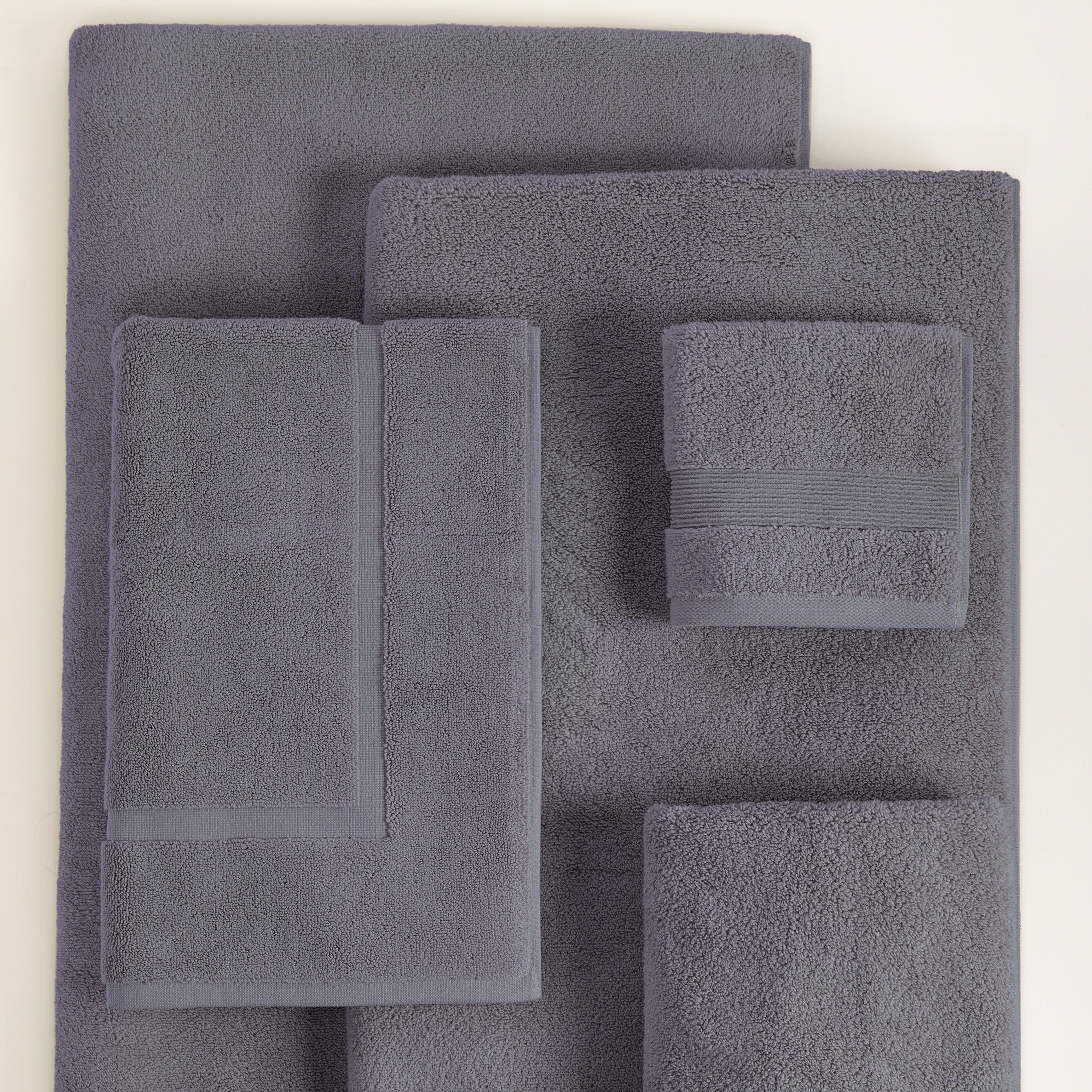 ORGANIC TOWELS 650 GSM "THE FULL HOUSE" SET - INDIGO