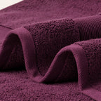 ORGANIC TOWELS 650 GSM "THE FULL HOUSE" SET - ITALIAN PLUM