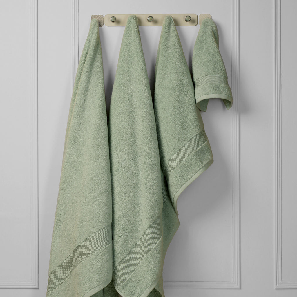ORGANIC COTTON 650 GSM BATH SHEET SET - JADE