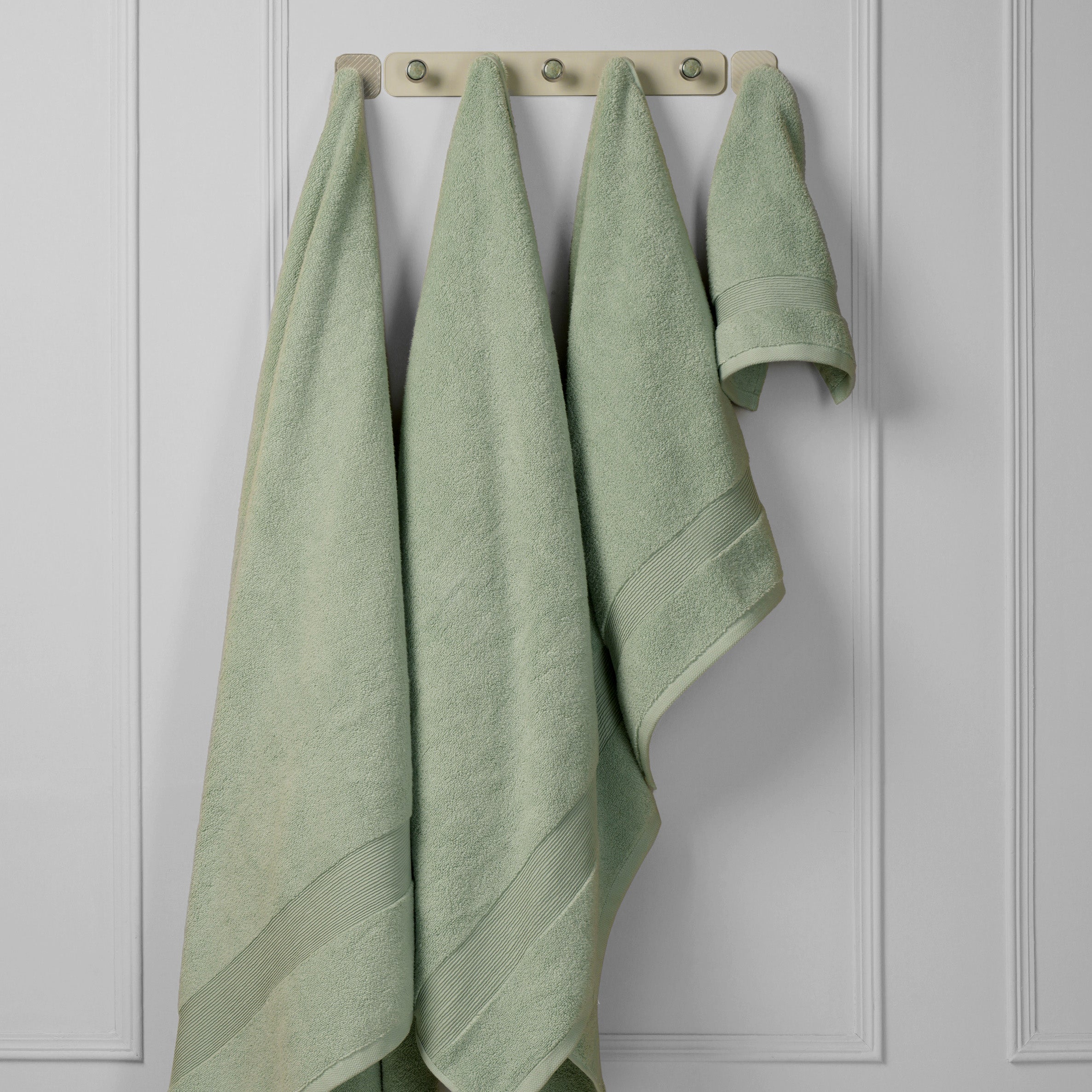 ORGANIC COTTON 650 GSM BATH SHEET SET - JADE