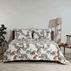 zoom out view of COTTON BEDSPREAD SET - KYRA