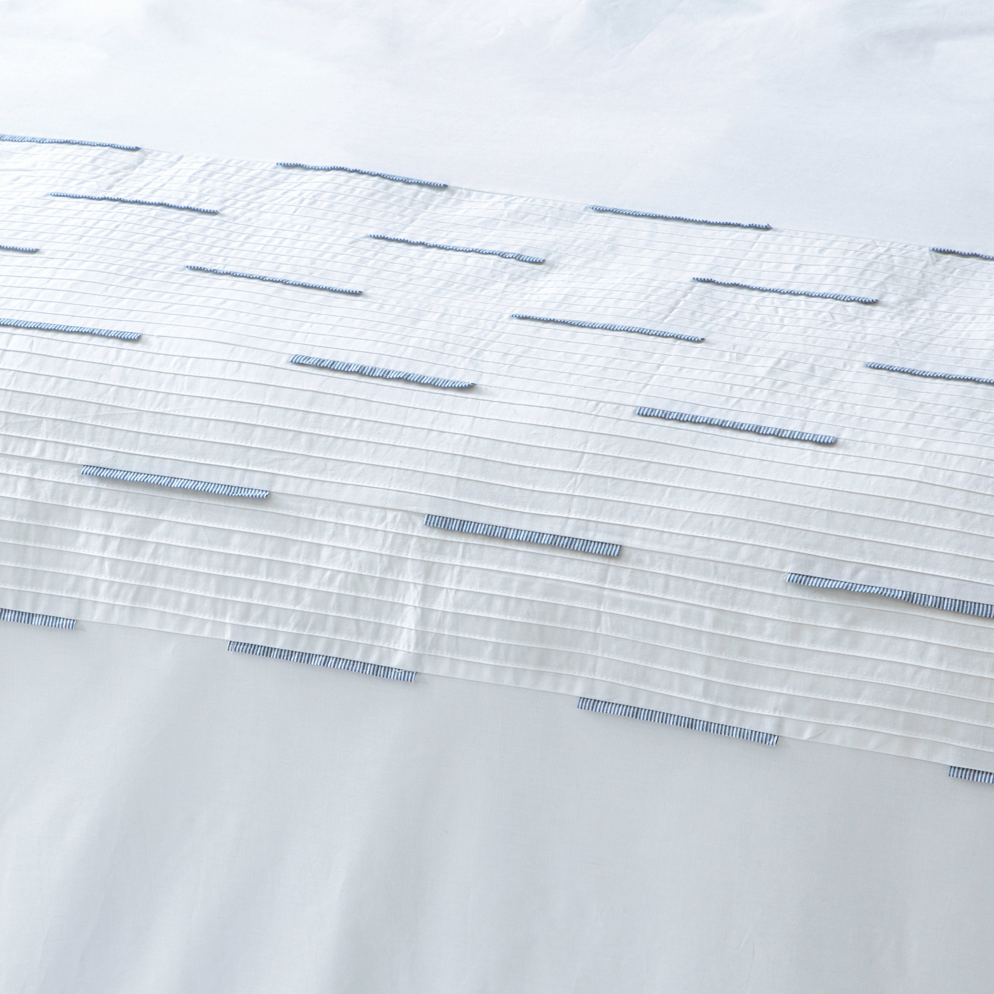 LINETTE 250 TC PERCALE 100% ORGANIC COTTON EMBROIDERED DUVET COVER SET