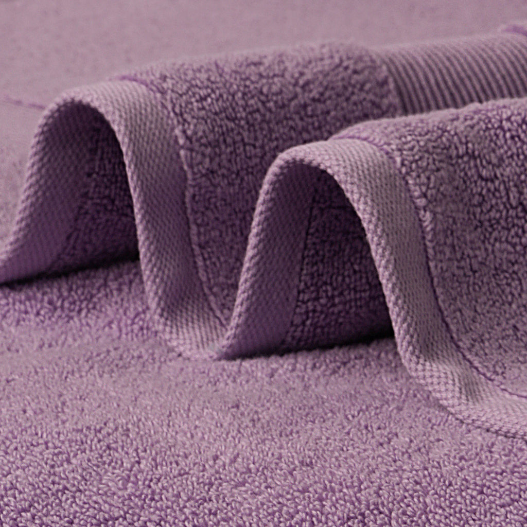 ORGANIC TOWELS 650 GSM "THE FULL HOUSE" SET - LILAC BREEZE