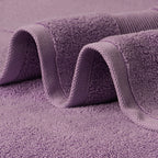 ORGANIC TOWELS 650 GSM "THE FULL HOUSE" SET - LILAC BREEZE