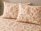 matching pillowcases of ORGANIC COTTON PRINTED FITTED SHEET SET - LIMA 250TC