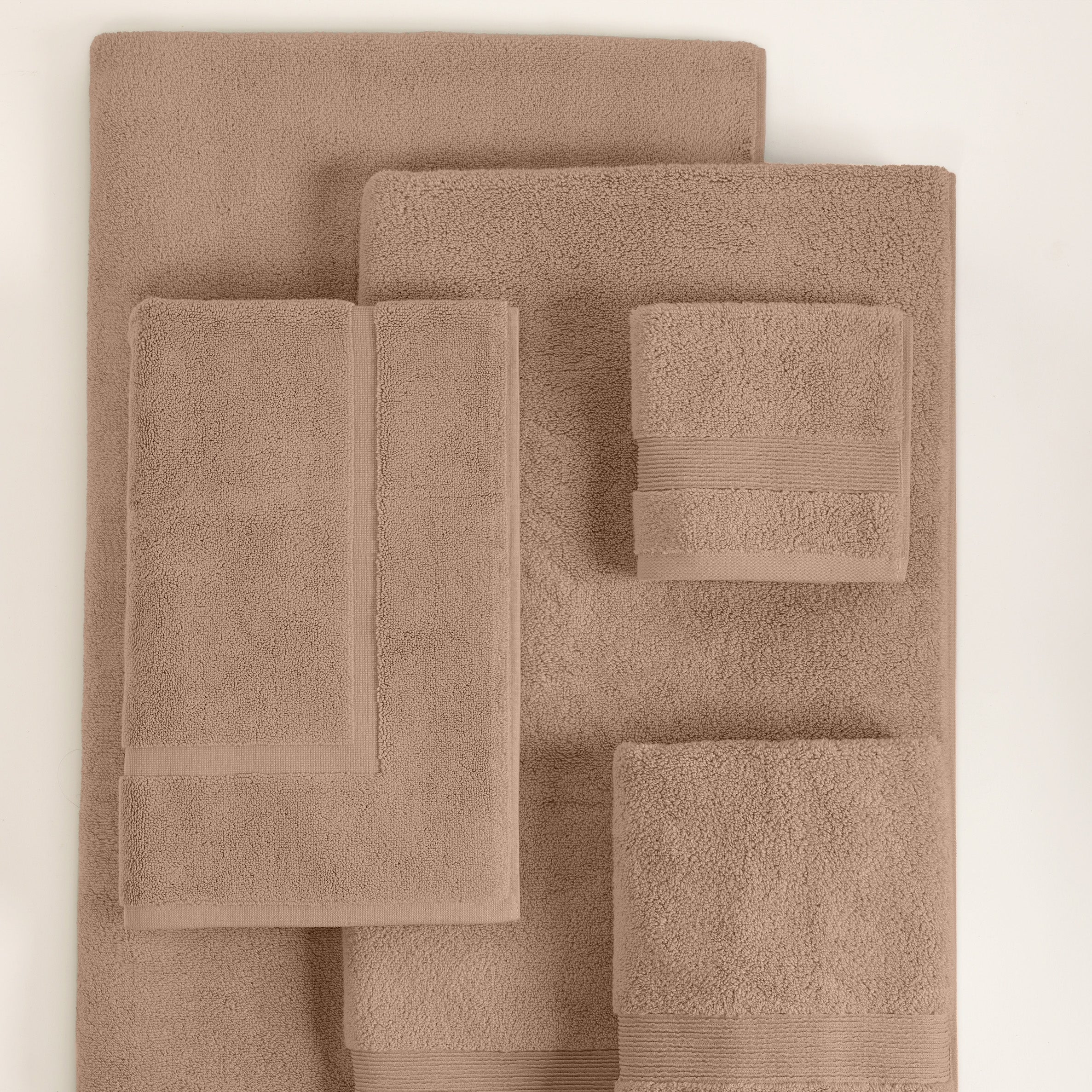 ORGANIC TOWELS 650 GSM "THE FULL HOUSE" SET - LINEN