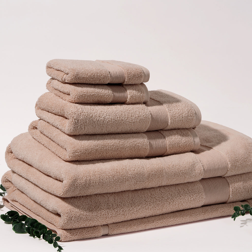ORGANIC TOWELS 650 GSM "THE FULL HOUSE" SET - LINEN