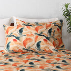 matching pillowcases of BAMBOO COTTON PRINTED SHEET SET - MIRAGE 375TC