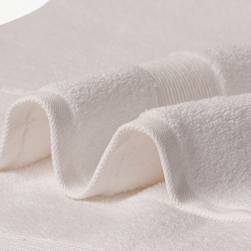ORGANIC TOWELS 650 GSM "THE FULL HOUSE" SET - PEARL WHITE