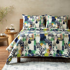 SAFARI 250 TC PERCALE 100% ORGANIC COTTON PRINTED DUVET COVER SET