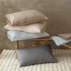 250 TC ORGANIC COLOURED EMBROIDERED SHEET SET - DUNE