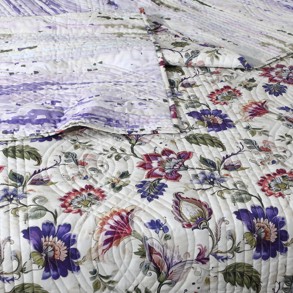 percale reversible quilt set by whites of london. 