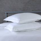 Whites of London white 750TC luxury GOTS certified organic cotton pillowcases stack Australia