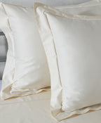 750 TC 100% ORGANIC COTTON EMBROIDERED SHEET SET - IVORY