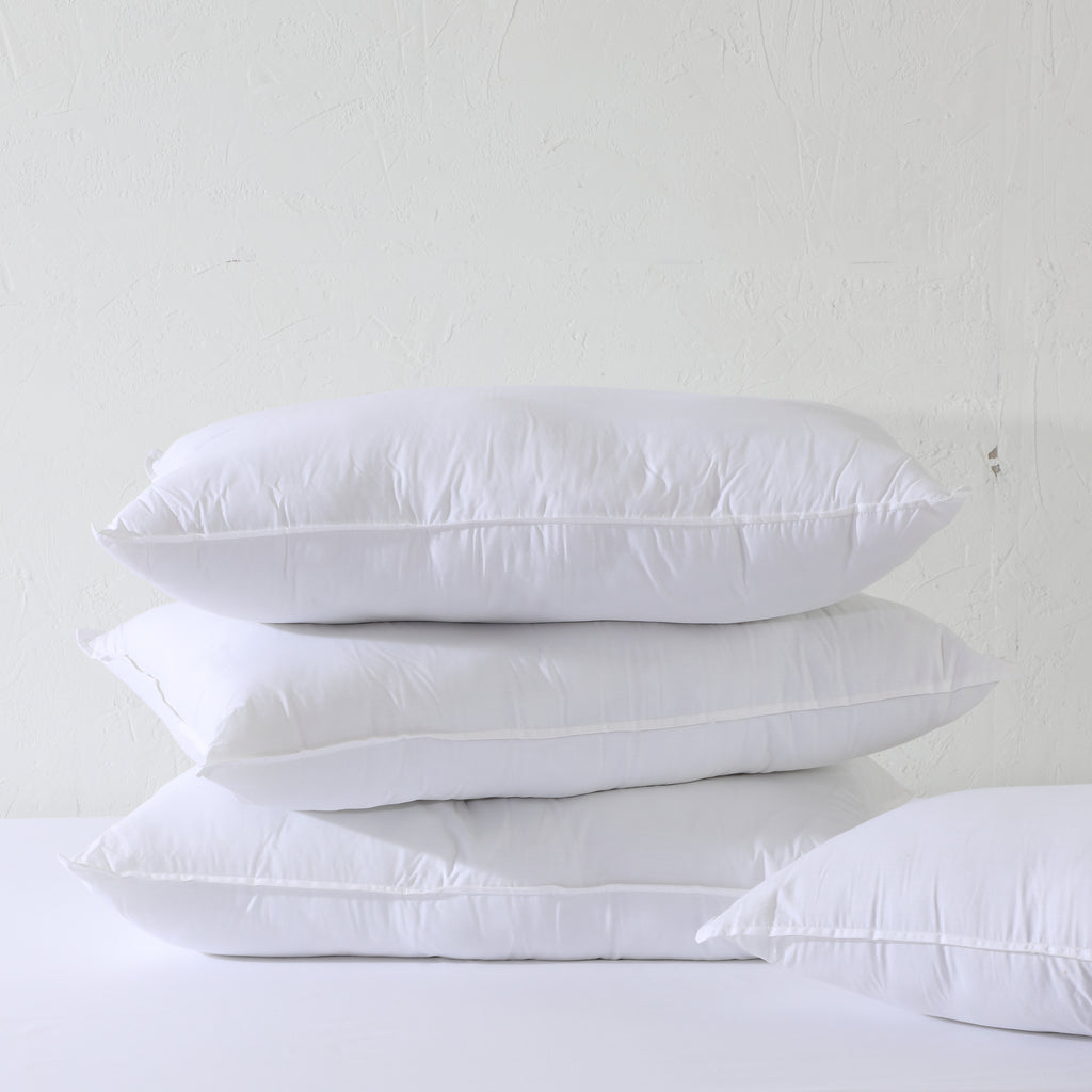 Whites of London Bamboo & Recycled Polyester Pillow Filler 50x75 standard white New Zealand