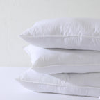 Whites of London Bamboo & Recycled Polyester Pillow Filler 50x75 soft white stack New Zealand