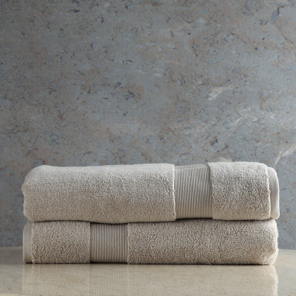 ORGANIC COTTON 650 GSM BATH SHEET SET - LINEN
