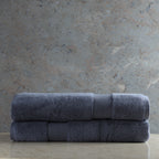 ORGANIC COTTON 650 GSM BATH SHEET SET - INDIGO