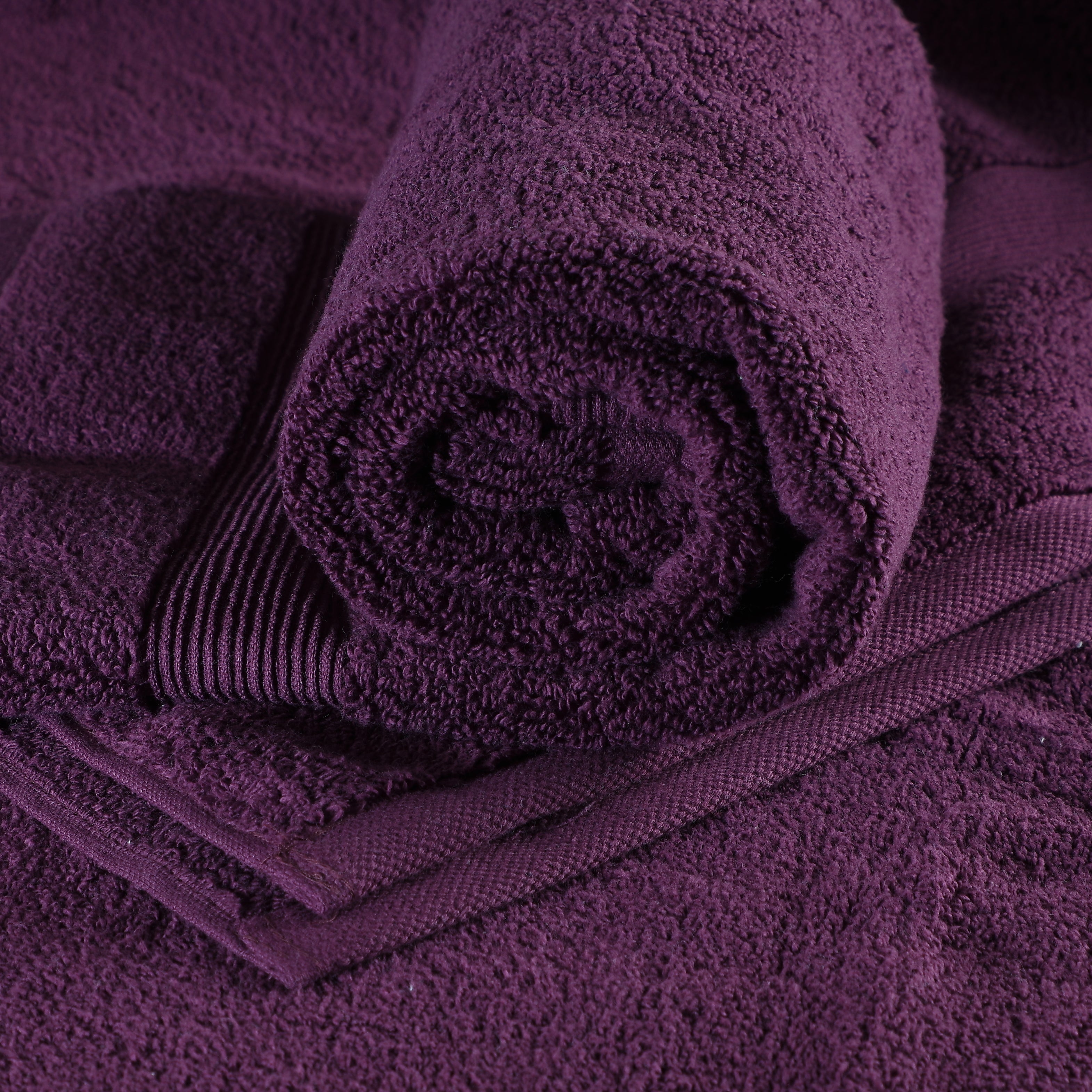 ORGANIC COTTON 650 GSM BATH SHEET SET - ITALIAN PLUM