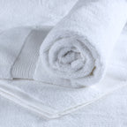 ORGANIC COTTON 650 GSM BATH SHEET SET - PEARL WHITE