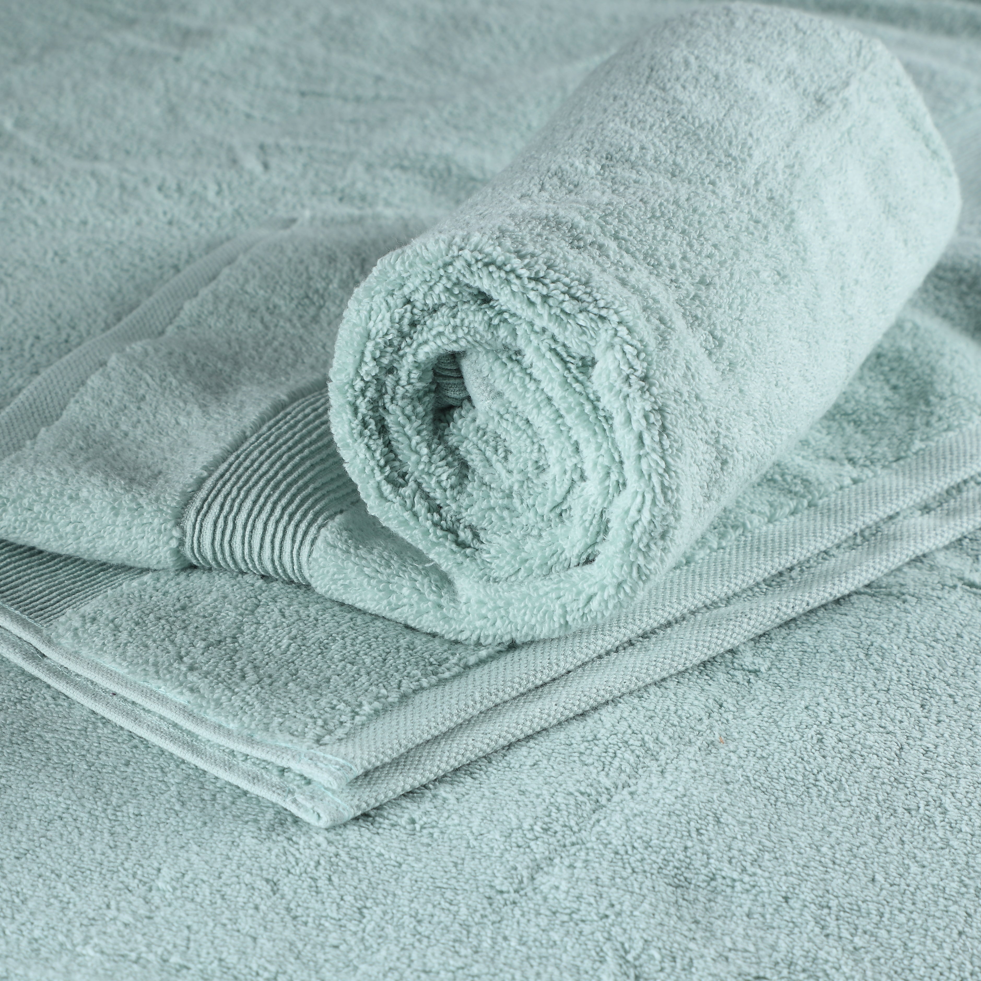 ORGANIC COTTON 650 GSM BATH SHEET SET - JADE