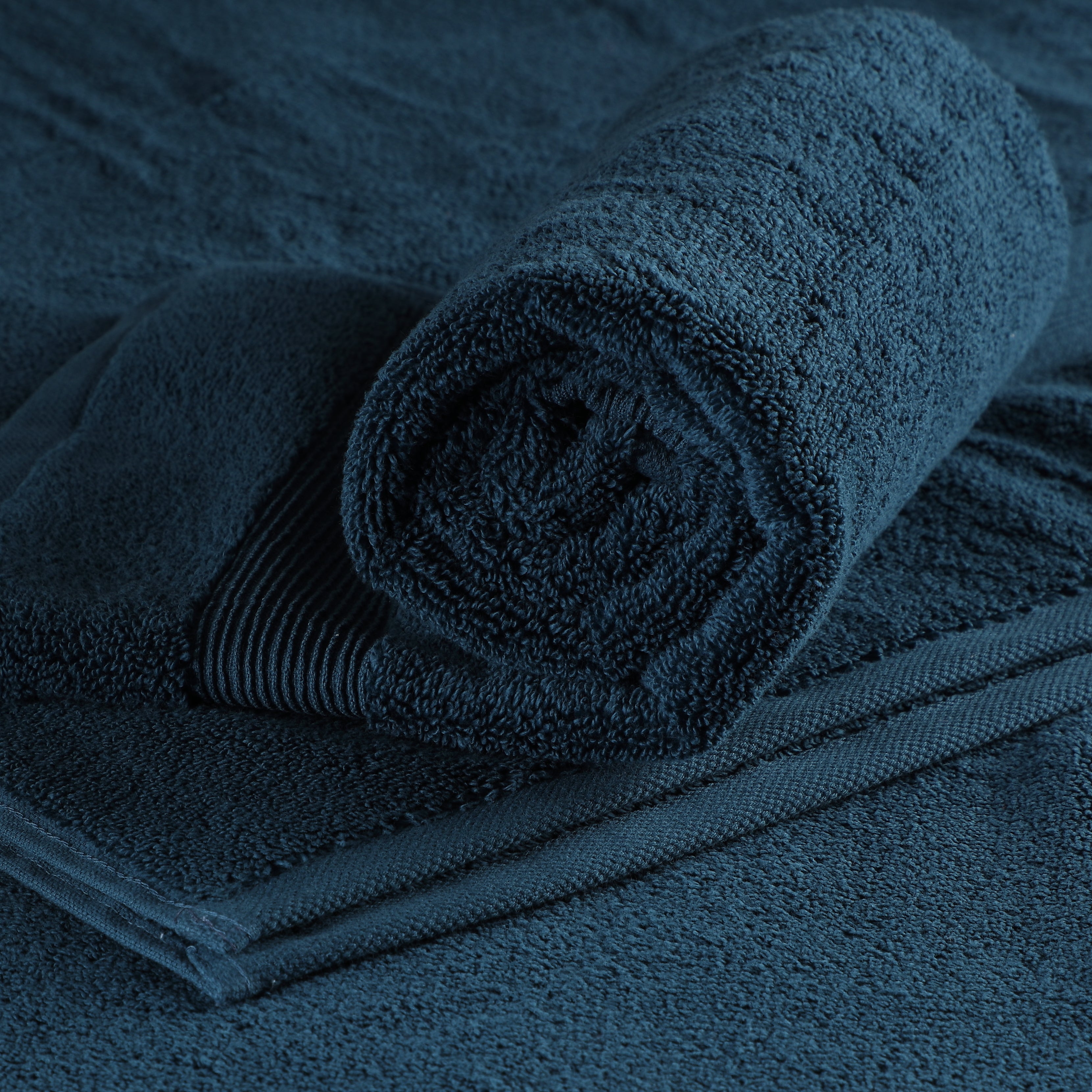 ORGANIC COTTON 650 GSM BATH SHEET SET - PEACOCK