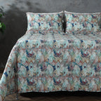 Percale Reversible Quilt Set Florentine - Bedroom Lifestyle Shot