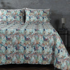 Florentine Percale Reversible Quilt Set - Dark Styled Bedroom View