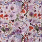 Whites of London NZ REVERSIBLE COTTON BEDSPREAD SET - FLUTTER print close up