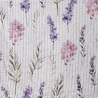 Whites of London NZ REVERSIBLE COTTON BEDSPREAD SET - Lavender Blush print close up