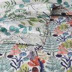 CLOSE OF BOTH SIDES - WHITES OF LONDON NZ - REVERSIBLE COTTON BEDSPREAD SET 