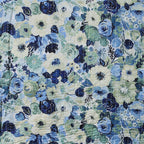 extreme close up of the Gardenia side Whites of London NZ REVERSIBLE COTTON BEDSPREAD SET - GARDENIA 