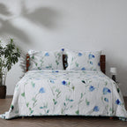 Whites of London NZ REVERSIBLE COTTON BEDSPREAD SET -showcasing the reverside