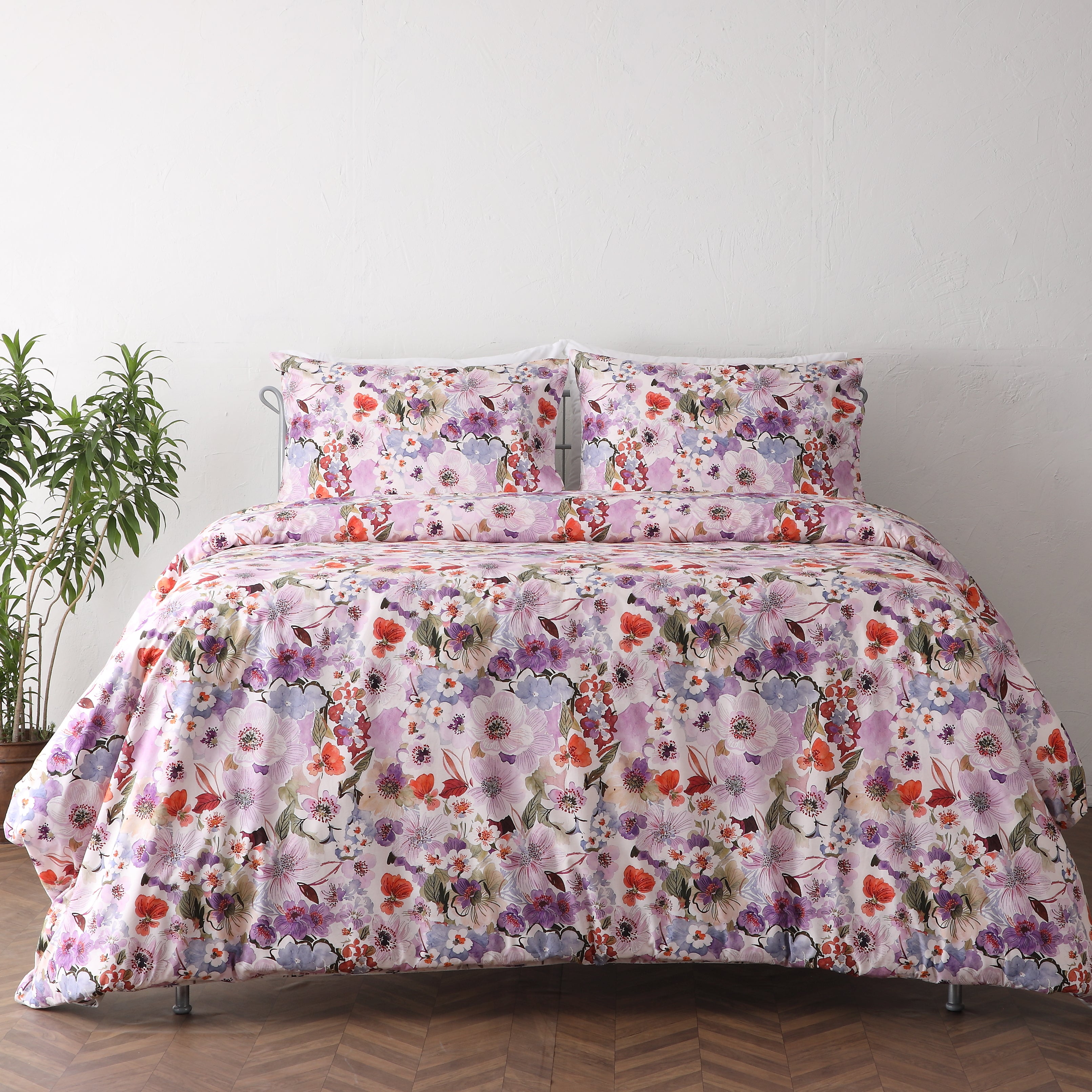 Full flutter view - Whites of London NZ REVERSIBLE PRINTED DUVET COVER SET - FLUTTER 250TC