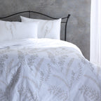 SORRENTO 250 TC PERCALE 100% ORGANIC COTTON EMBROIDERED DUVET COVER SET