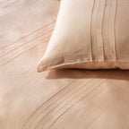 HEIRLOOM 100% PURE LINEN DUVET COVER SET - PEACH BLOSSOM